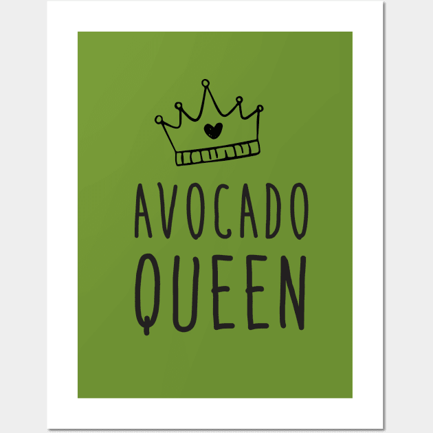 Avocado Queen Wall Art by PAVOCreative